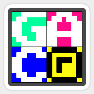 Gulf Pixel Block Sticker